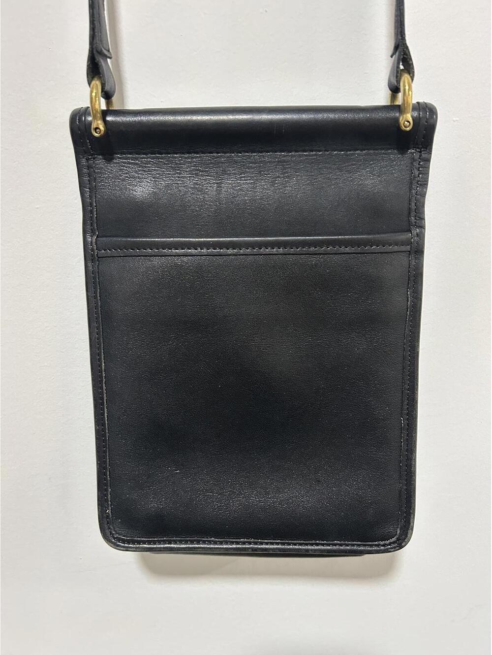 Vintage Coach Murphy Black Leather Bag 9930 - Picture 2 of 4